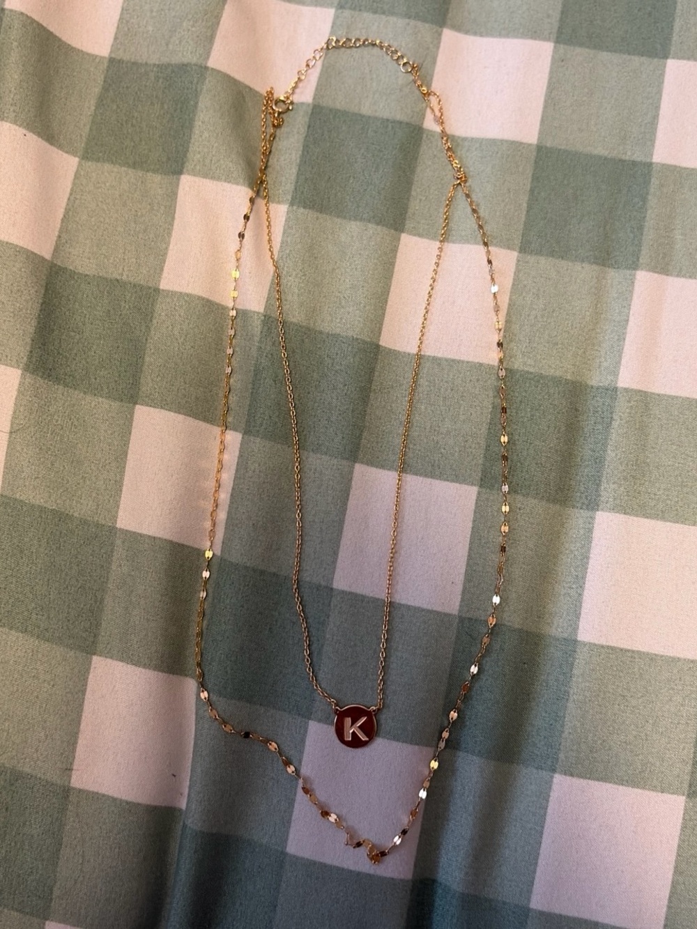 gold necklace